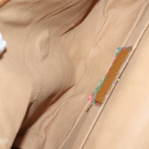 GUCCI Clutch Bag PVC Gold Red 89 01 040 Auth bs27689