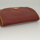 GUCCI Clutch Bag PVC Gold Red 89 01 040 Auth bs27689-6