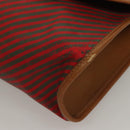 GUCCI Clutch Bag PVC Gold Red 89 01 040 Auth bs27689-9