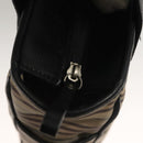 BURBERRY Tote Bag Canvas Beige Silver Auth bs27693-10