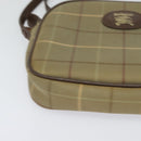 Burberrys Nova Check Shoulder Bag Canvas Beige Auth bs27696-14