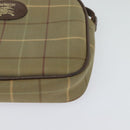 Burberrys Nova Check Shoulder Bag Canvas Beige Auth bs27696-15