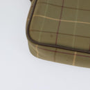 Burberrys Nova Check Shoulder Bag Canvas Beige Auth bs27696-16