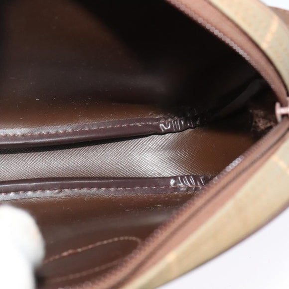 Burberrys Nova Check Shoulder Bag Canvas Beige Auth bs27696