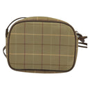 Burberrys Nova Check Shoulder Bag Canvas Beige Auth bs27696-2