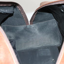 Burberrys Nova Check Boston Bag Canvas Beige Gold Auth bs27697-19