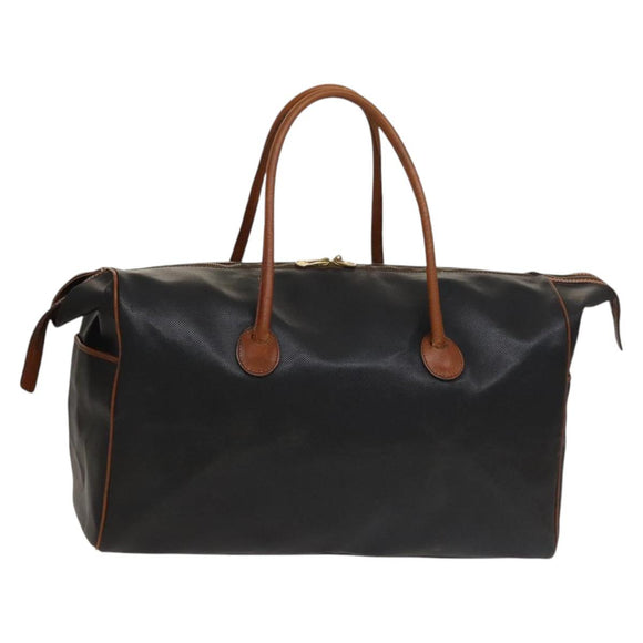 BOTTEGA VENETA Boston Bag PVC Navy Gold Auth bs27699