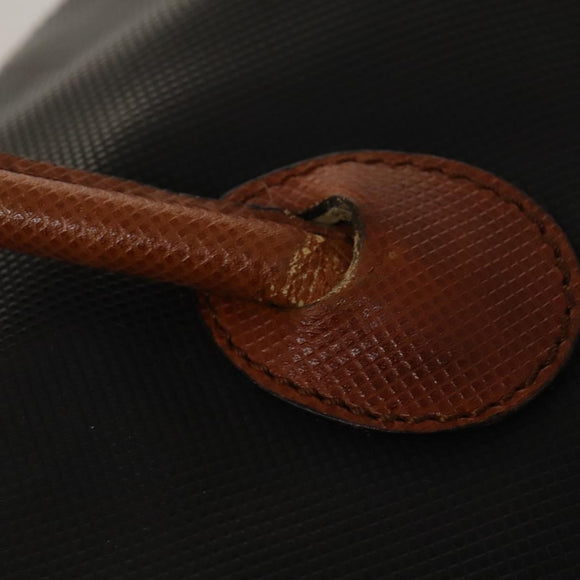 BOTTEGA VENETA Boston Bag PVC Navy Gold Auth bs27699