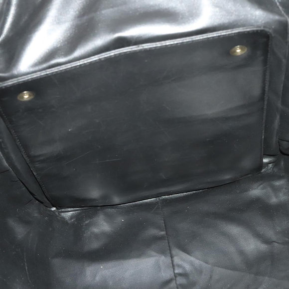 BOTTEGA VENETA Boston Bag PVC Navy Gold Auth bs27699