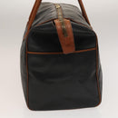 BOTTEGA VENETA Boston Bag PVC Navy Gold Auth bs27699-3