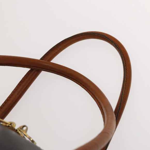 BOTTEGA VENETA Boston Bag PVC Navy Gold Auth bs27699