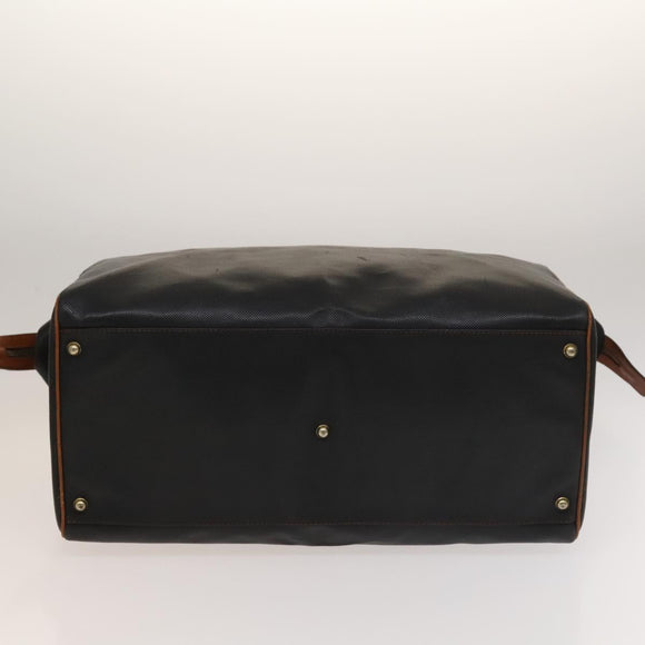 BOTTEGA VENETA Boston Bag PVC Navy Gold Auth bs27699