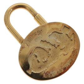 HERMES Cadena Charm metal Gold Auth bs27700