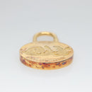 HERMES Cadena Charm metal Gold Auth bs27700-6