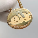 HERMES Cadena Charm metal Gold Auth bs27700-7
