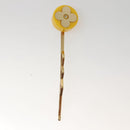 LOUIS VUITTON Kit Bullet Phrases Hair clip metal Gold M92349 LV Auth bs27708-11