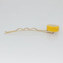 LOUIS VUITTON Kit Bullet Phrases Hair clip metal Gold M92349 LV Auth bs27708-12