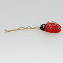 LOUIS VUITTON Kit Bullet Phrases Hair clip metal Gold M92349 LV Auth bs27708-5