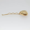 LOUIS VUITTON Kit Bullet Phrases Hair clip metal Gold M92349 LV Auth bs27708-8
