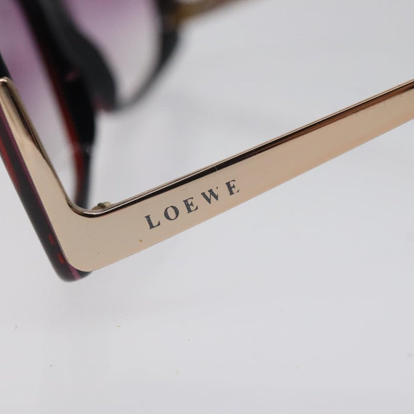 LOEWE Sunglasses plastic Red Auth bs27709