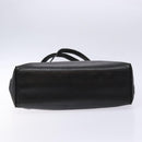Salvatore Ferragamo Vala Tote Bag Leather Black Gold Auth bs27710-9