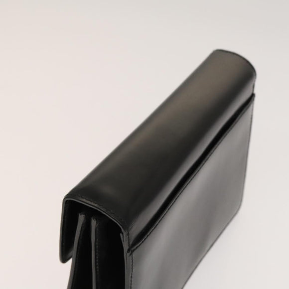 BALLY Bag Canvas Leather 3Set Black white Auth bs27713