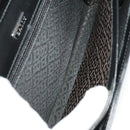 BALLY Bag Canvas Leather 3Set Black white Auth bs27713-14