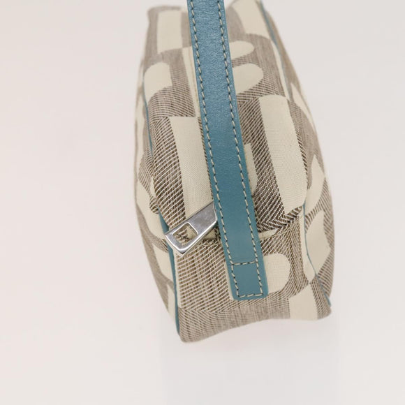 BALLY Bag Canvas Leather 3Set Black white Auth bs27713