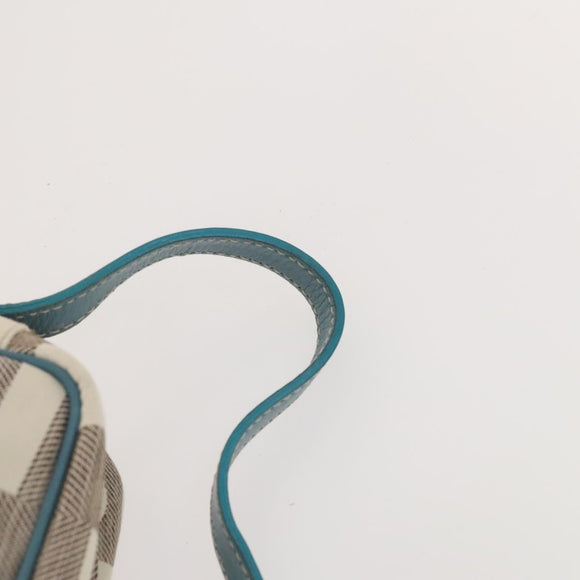 BALLY Bag Canvas Leather 3Set Black white Auth bs27713