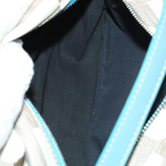 BALLY Bag Canvas Leather 3Set Black white Auth bs27713