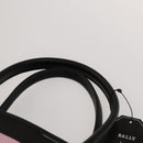 BALLY Bag Canvas Leather 3Set Black white Auth bs27713-6