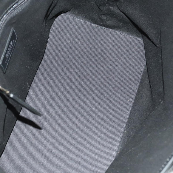 BALLY Bag Canvas Leather 3Set Black white Auth bs27713