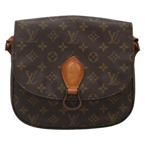 LOUIS VUITTON Monogram Saint Cloud GM Shoulder Bag M51242 LV Auth bs27722