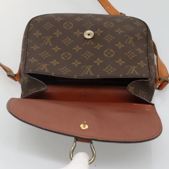 LOUIS VUITTON Monogram Saint Cloud GM Shoulder Bag Vintage M51242 Auth bs27723