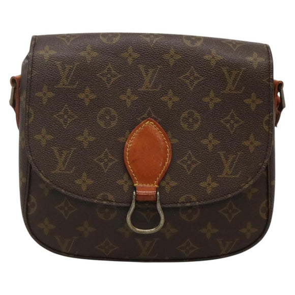LOUIS VUITTON Monogram Saint Cloud GM Shoulder Bag Vintage M51242 Auth bs27723