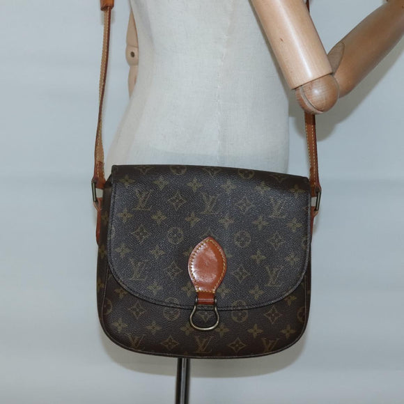 LOUIS VUITTON Monogram Saint Cloud GM Shoulder Bag Vintage M51242 Auth bs27723