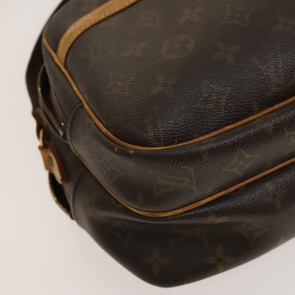 LOUIS VUITTON Monogram Reporter PM Shoulder Bag M45254 LV Auth bs27726