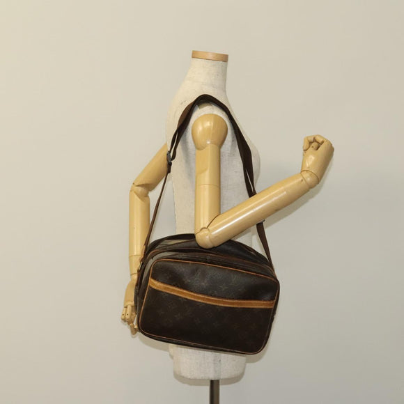 LOUIS VUITTON Monogram Reporter PM Shoulder Bag M45254 LV Auth bs27726