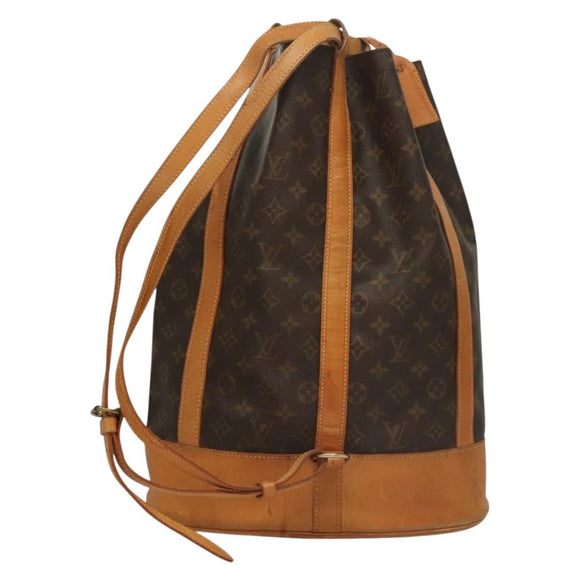 LOUIS VUITTON Monogram Randonnee GM Shoulder Bag M42244 LV Auth bs27732