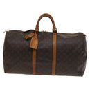 LOUIS VUITTON Monogram Keepall 55 Boston Bag M41424 LV Auth bs27742-13