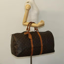 LOUIS VUITTON Monogram Keepall 55 Boston Bag M41424 LV Auth bs27742-23