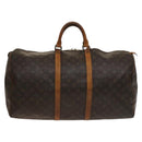 LOUIS VUITTON Monogram Keepall 55 Boston Bag M41424 LV Auth bs27742-2