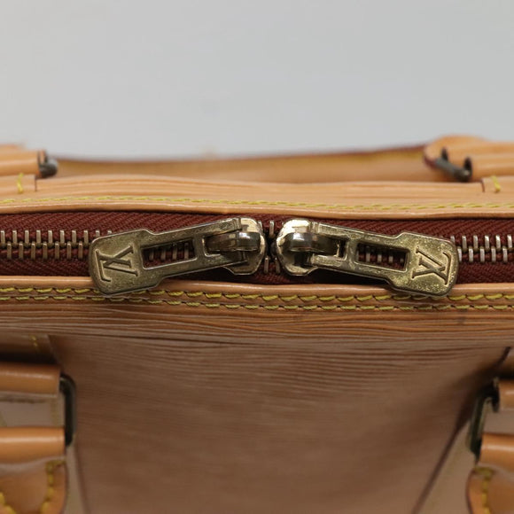 LOUIS VUITTON Epi Porte Documents Voyage Bag Winnipeg Beige LV Auth bs27743