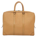 LOUIS VUITTON Epi Porte Documents Voyage Bag Winnipeg Beige LV Auth bs27743-2
