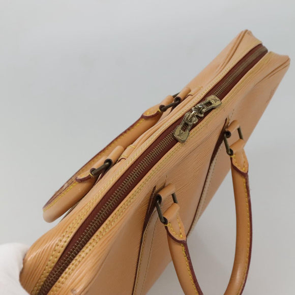 LOUIS VUITTON Epi Porte Documents Voyage Bag Winnipeg Beige LV Auth bs27743