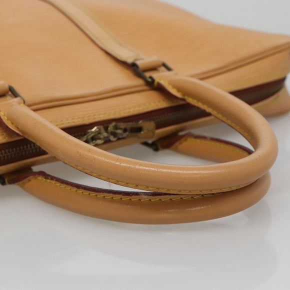 LOUIS VUITTON Epi Porte Documents Voyage Bag Winnipeg Beige LV Auth bs27743