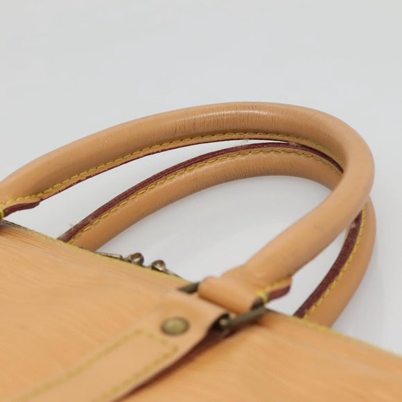 LOUIS VUITTON Epi Porte Documents Voyage Bag Winnipeg Beige LV Auth bs27743