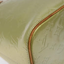 LOUIS VUITTON Monogram Vernis Houston Hand Bag Gris M91053 LV Auth bs27746-16