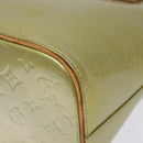 LOUIS VUITTON Monogram Vernis Houston Hand Bag Gris M91053 LV Auth bs27746-17