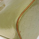 LOUIS VUITTON Monogram Vernis Houston Hand Bag Gris M91053 LV Auth bs27746-8